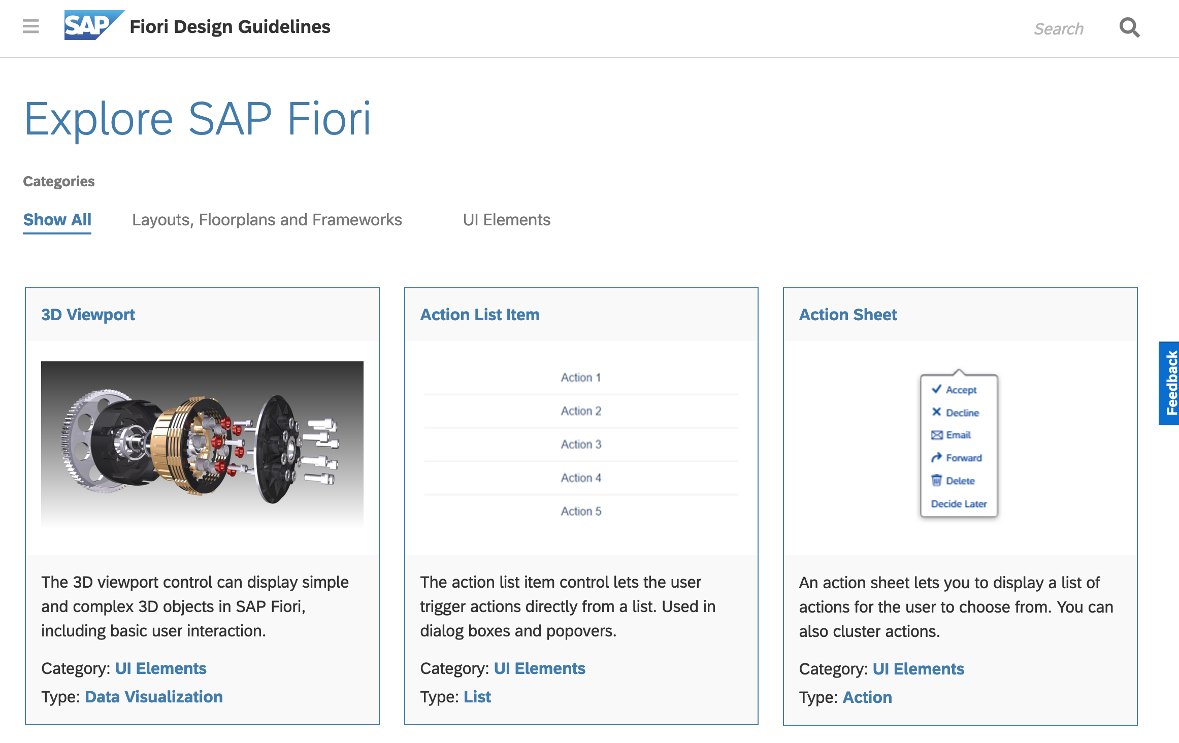 SAP Fiori Design Guidelines
