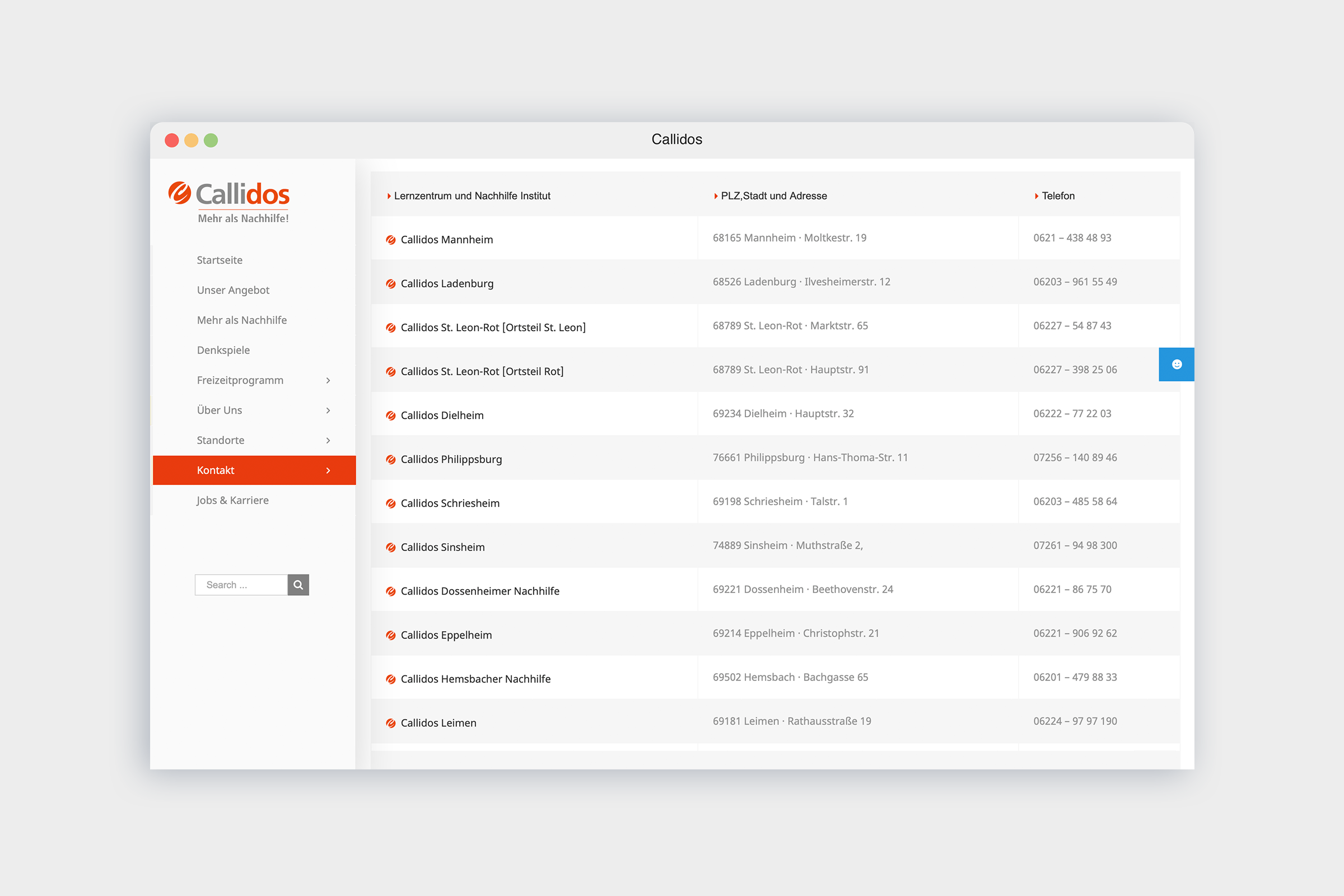 Callidos UI